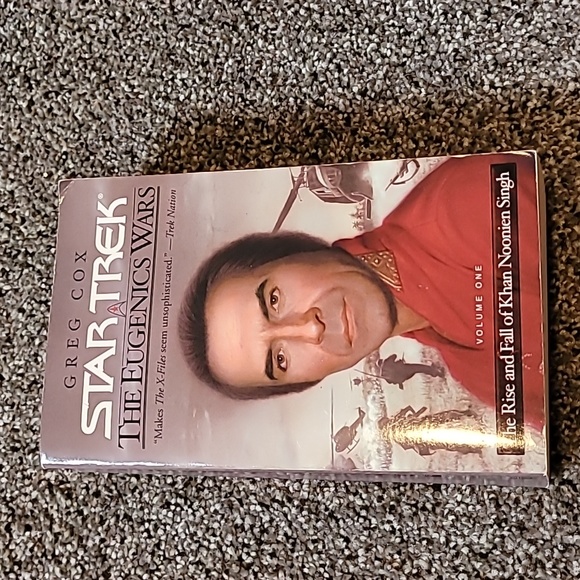 Star Trek The Eugenics Wars by Greg Cox. The rise and fall of Khan noonien singh - Picture 1 of 3